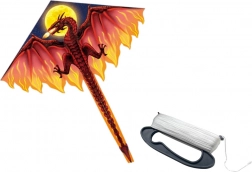 Veliki zmaj crveni dugi rep 170 cm x 130 cm