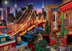 Puzzle ART PUZZLE Brooklyn s terase 1500 dijelova