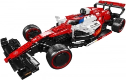 Konstrukcijski set trkaće formule s RC, 1185 dijelova – crvena, mjerilo 1:8