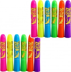 Neonski set za oslikavanje lica - 12 kom
