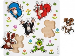 Drvene umetaljke puzzle KRTIĆ – male