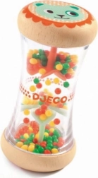 Drvena zvečkica s perlama i propelerima DJECO