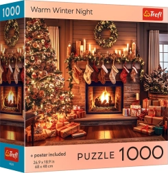 Puzzle Topla zimska noć 1000 dijelova TREFL
