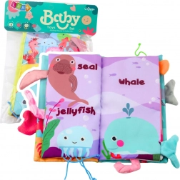 Mekana senzorna knjižica Morske životinje sa šuškavim stranicama i zviždaljkom