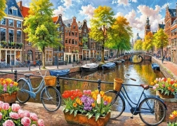 Puzzle Amsterdamski Tulipani 1000 Dijelova