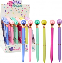 Elegantna kemijska olovka s perlom i plavom tintom