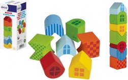 Šarena drvena slagalica-toranj DETOA (7 dijelova)