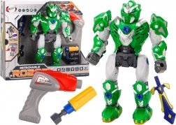 Vijčani robot sa svjetlima i zvukovima – zeleni set s bušilicom i odvijačem