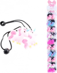 Gumice za kosu s motivom jednoroga, 2 kom (pakiranje od 10)