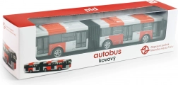 Metalni zglobni autobus PID Prag crveni 18 cm