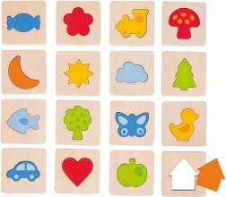 Taktilna igra Prepoznaj oblike u okviru