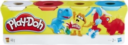 Play-Doh modeling clay, set of 4 tubs, 448 g – Dinosaurs