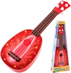 Dječje ukulele – plastična gitara 37 cm – Crvena