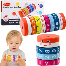 Edukativni matematički valjak za djecu – rotirajuća brojčana slagalica