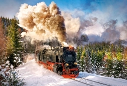 Puzzle 1000 dijelova Steam Train
