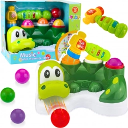 Interaktivni krokodil s čekićem i toboganom