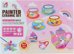 Slikarski čajni set s jednorozima