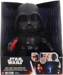 Star Wars plišanac Darth Vader sa svjetlećim mačem i modulatorom glasa 27 cm