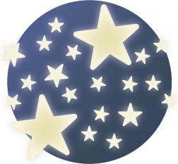 Djeco fosforescentne zidne naljepnice zvjezdice