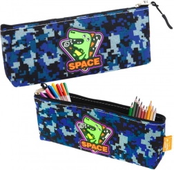 Pisalna pernica Space Dino plava 20x8 cm