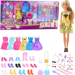 Velika Modna Seta Anlily Lutka Haljine i Dodaci 65 kom