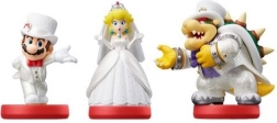 amiibo figurice Super Mario – svadbeni set Mario, Peach i Bowser (3 kom)