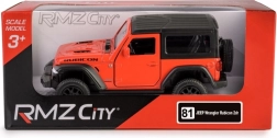 Metalni model auta JEEP Wrangler Rubicon 2021 Hard Top 1:35 crveni
