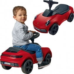 Crveni guralica Porsche 911 s trubom i tihim kotačima BIG