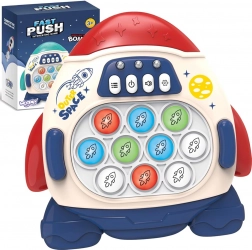 Woopie Pop It elektronička antistresna vještinska raketa – crvena