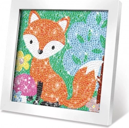 kreativni set slika s kamenčićima – lisica 17 cm