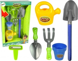 Dječji vrtni set s kantom, lopaticom i zalijevačem