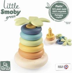 Little Smoby Green slagalica – piramida od bioplastičnih prstenova