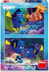 Puzzle Dino Traži se Dory 2×77 dijelova