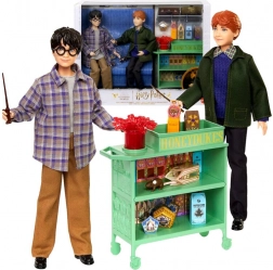 Harry Potter i Ron Weasley u vlaku za Hogwarts - set lutaka