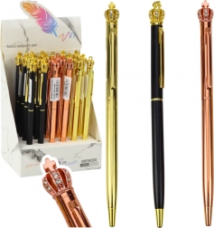 Automatska metalna olovka Kruna plava tinta 1,0 mm