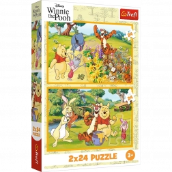 Slagalica 2x24 Disney Medo Winnie Pooh - Dan u vrtu