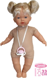 Realistična lutka Aitana s mekanim tijelom i zvukovima 33 cm