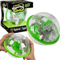 Perplexus Go spiralni 3D labirint – zelena kugla