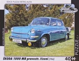 slagalica škoda 1000 mb retro automobili 40 dijelova