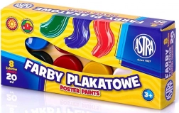 Tempera boje ASTRA 8×20 ml