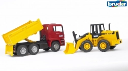 Bruder kamion MAN kiperv i prednji utovarivač FR130