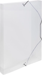 Arhivska kutija A4 s gumicom prozirna