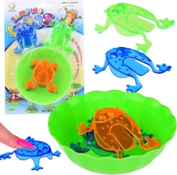 igra vještine skačuće žabice s posudom