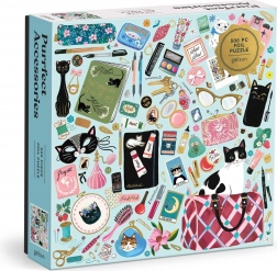 Kvadratne puzzle Mačji dodaci 500 dijelova