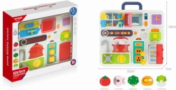 Manipulacijska ploča u koferu za djecu