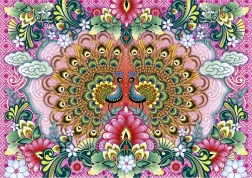 Puzzle indijski paunovi 1500 dijelova