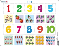 Larsen puzzle Brojevi 1–10, 10 dijelova