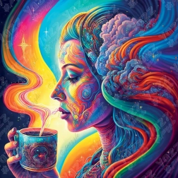 Kvadratne puzzle Sveto kakao 1023 dijelova od Yazza