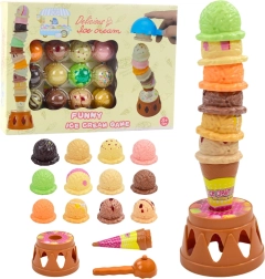 Vještinska igra Sladoledni toranj – šarene kuglice, 17 dijelova