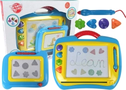 Magnetna ploča za crtanje – set od 2 komada, plavo‑žuta